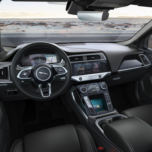 Jaguar I-PACE Electric Car Black Special Edition Interior